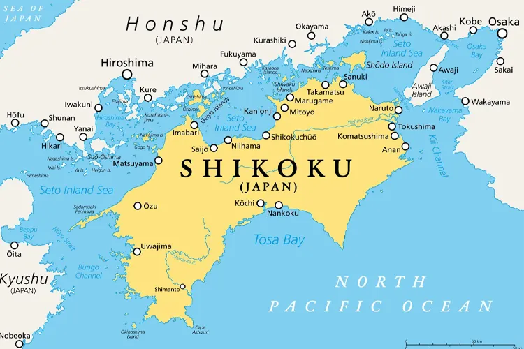 Shikoku Map