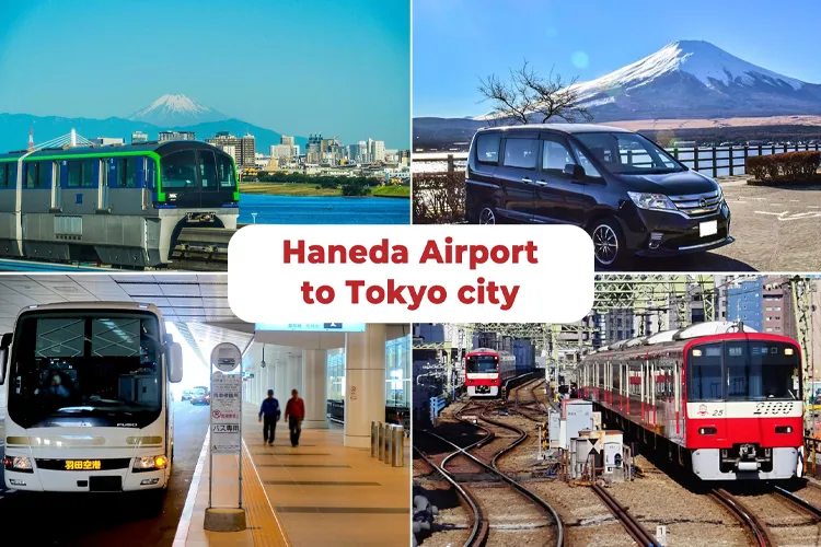 Haneda Airport to Tokyo city